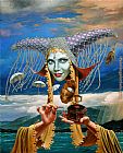 Michael Cheval Melody of the Rain painting